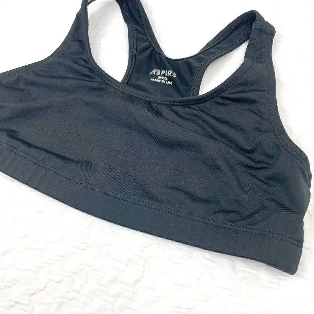 BUY 1 GET 1 FREE Aspire small black sports bra